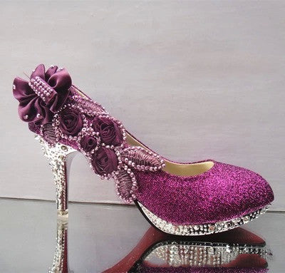 Wedding shoes high heels