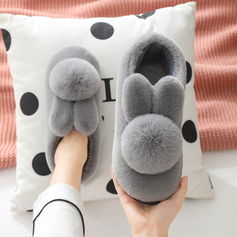 Thick Bottom Non-slip Plush Sluppers
