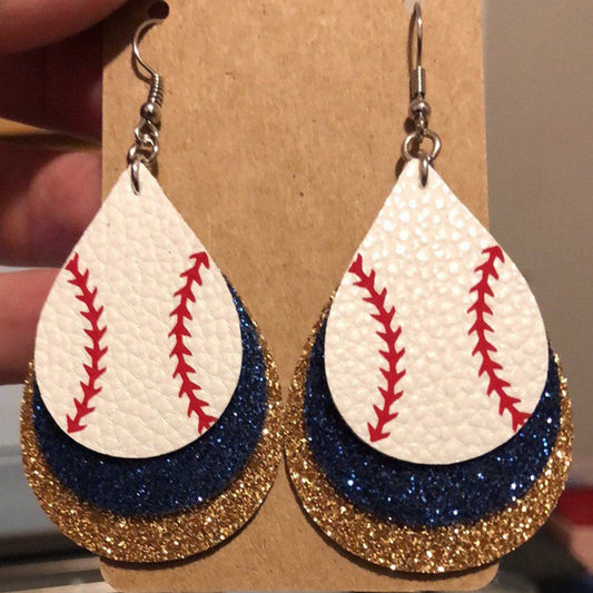 Baseball Earrings