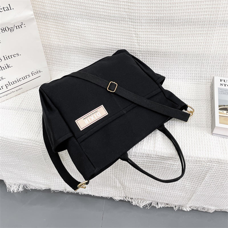 Large-capacity Canvas Shoulder Handbag