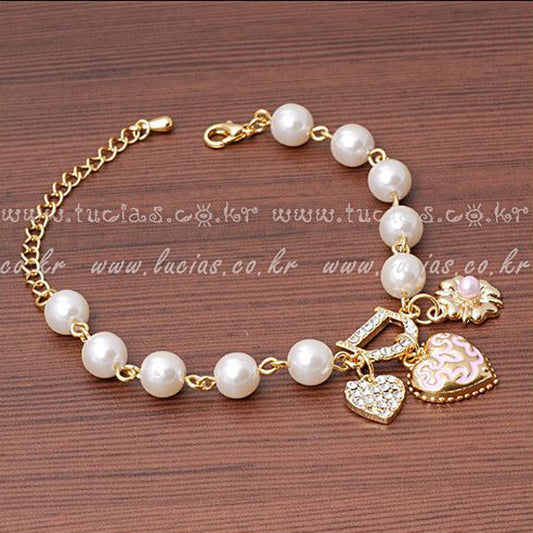 Heart Flower Bracelet