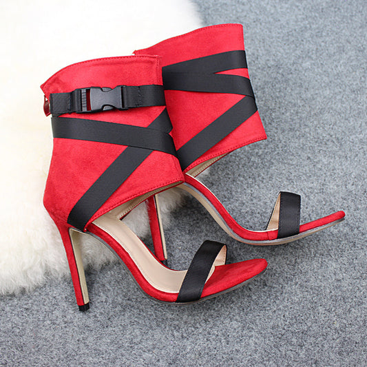 Sexy mutha peep toe heels