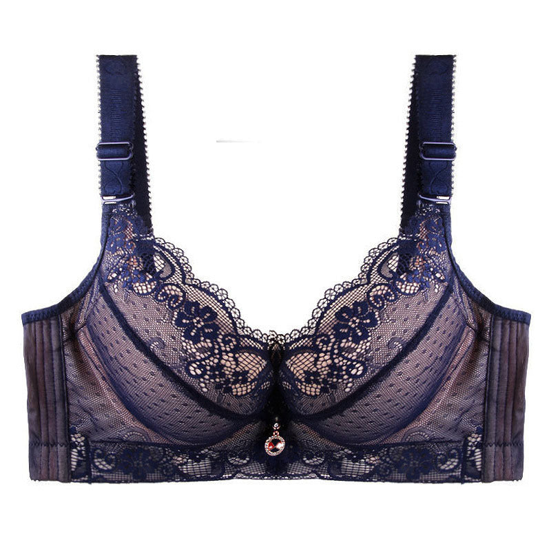 Lace Gather Bra