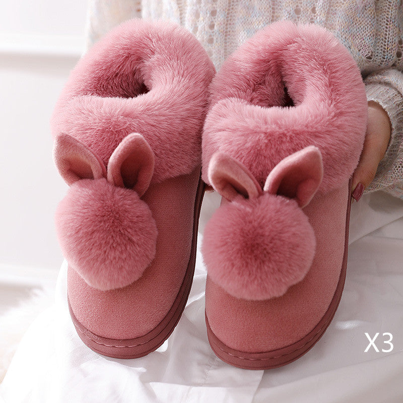 Rabbit Fur Slippers