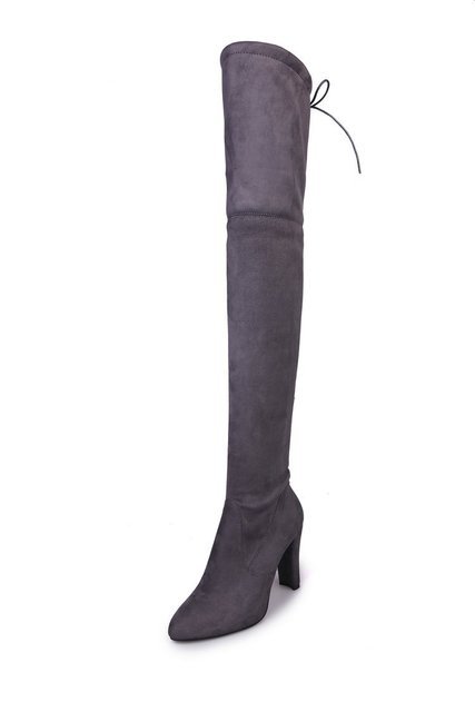 Over the knee boots high heel