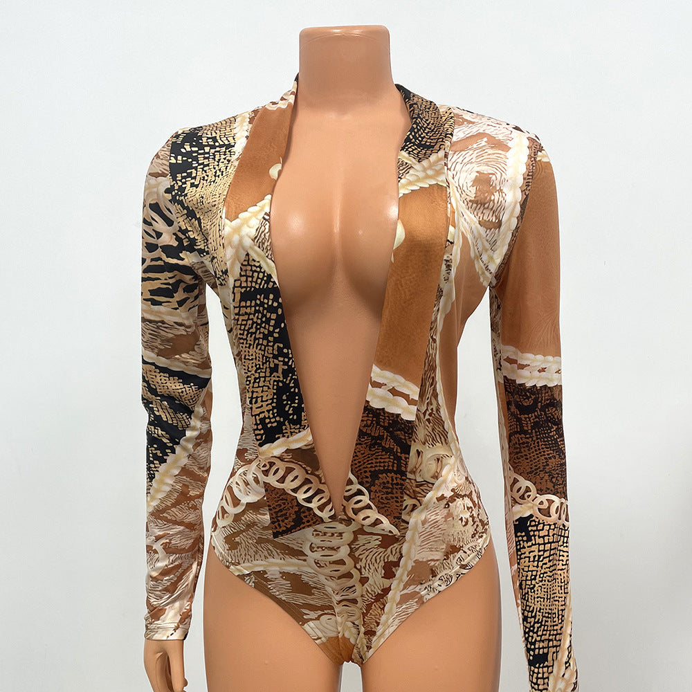 Jumpsuit Long Sleeve Suit