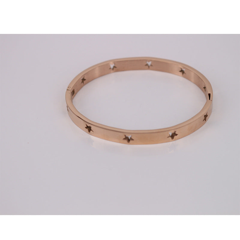 Stainless Steel Hollow Bracelet