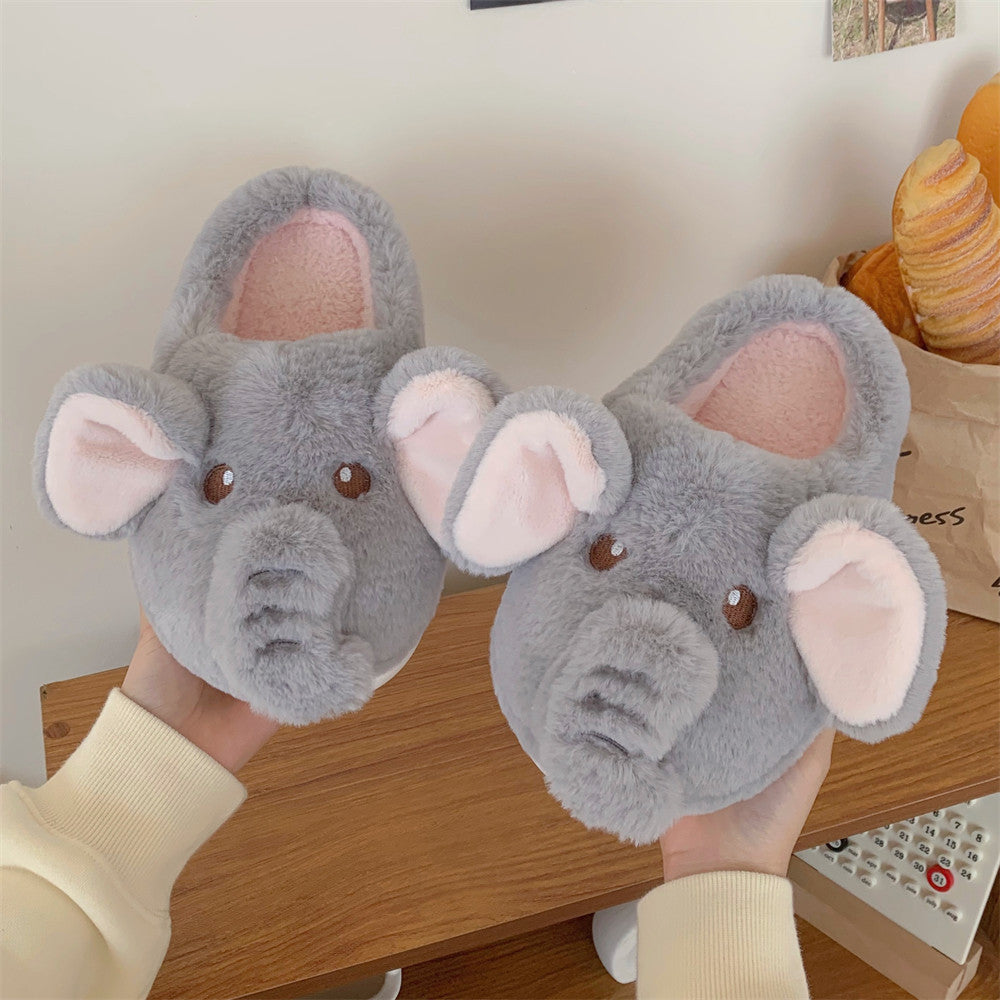 Plush Warm Indoor Slippers