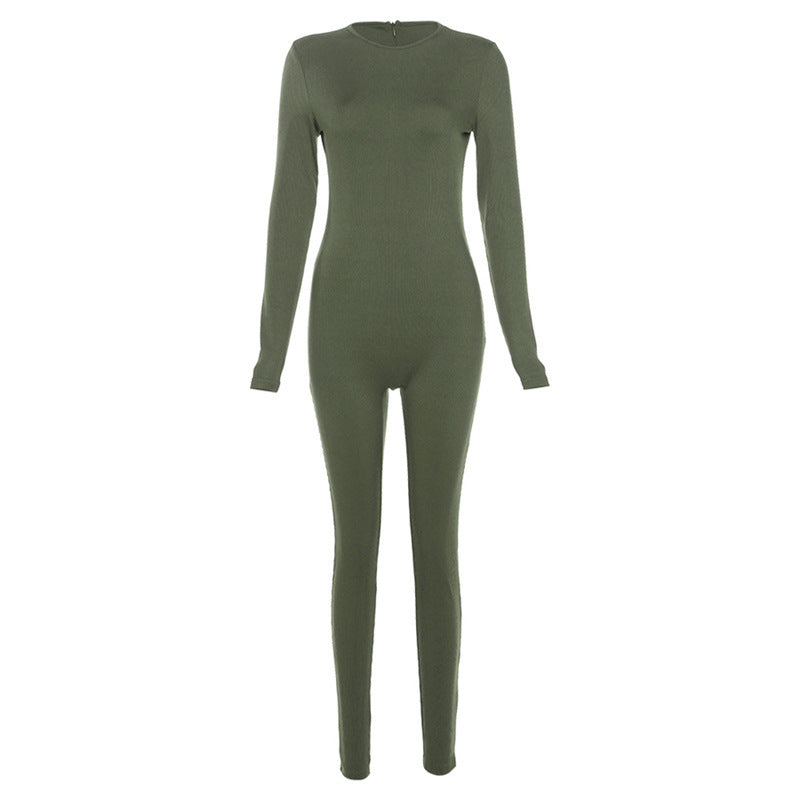 High Waist Tight Jumpsuit