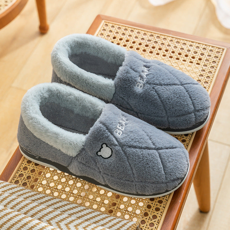 Winter Warm Plush Slippers