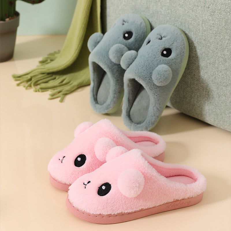 Furry Plush House Shoes