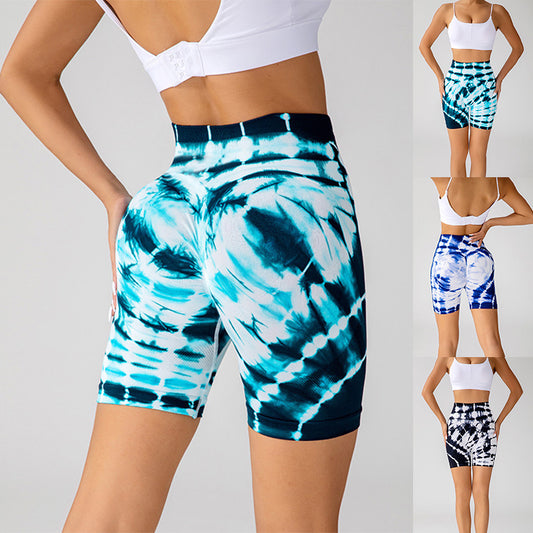 Tie-dye Yoga Shorts