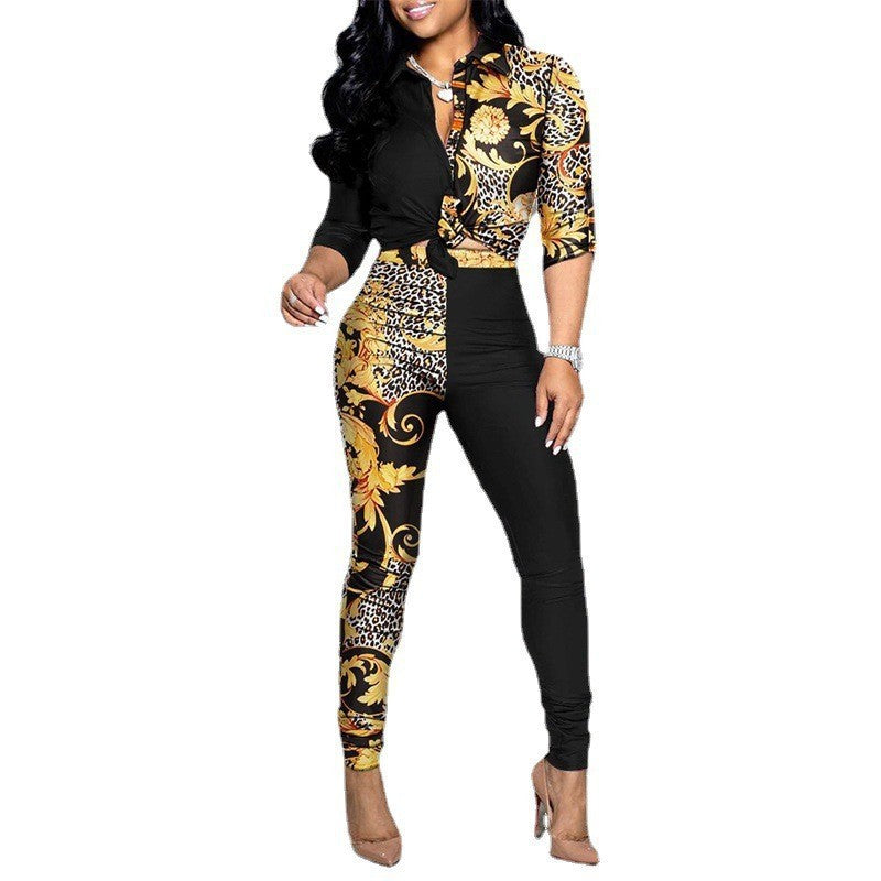 Casual Pants Two-piece Set