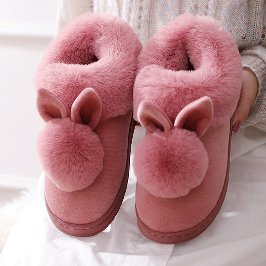 Rabbit Fur Slippers