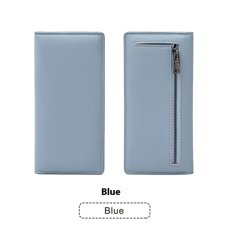 Zipper Buckle Long Wallet