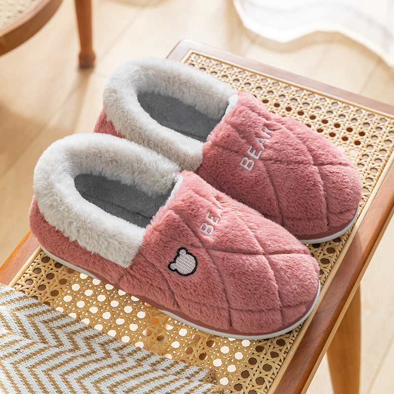 Winter Warm Plush Slippers