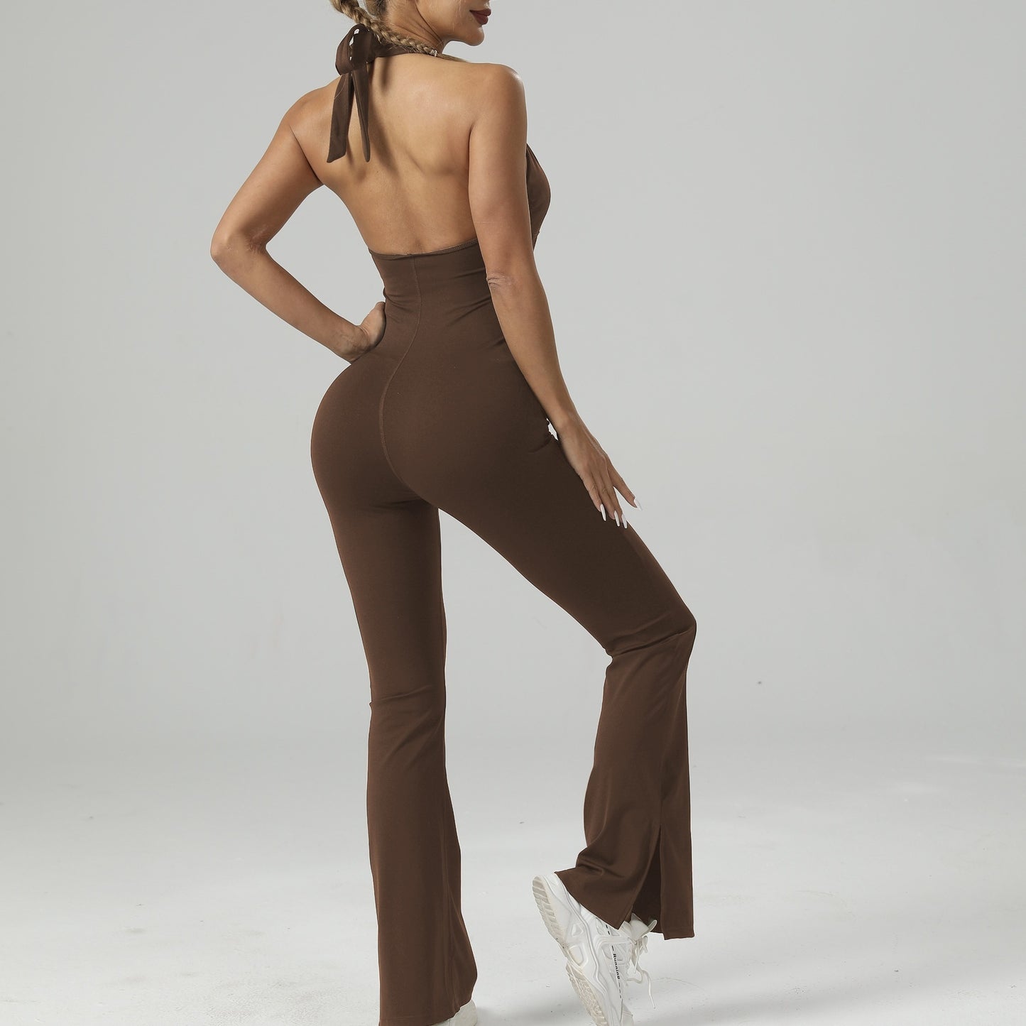 Yoga Clothes Jumpsuit Women's Casual Flared