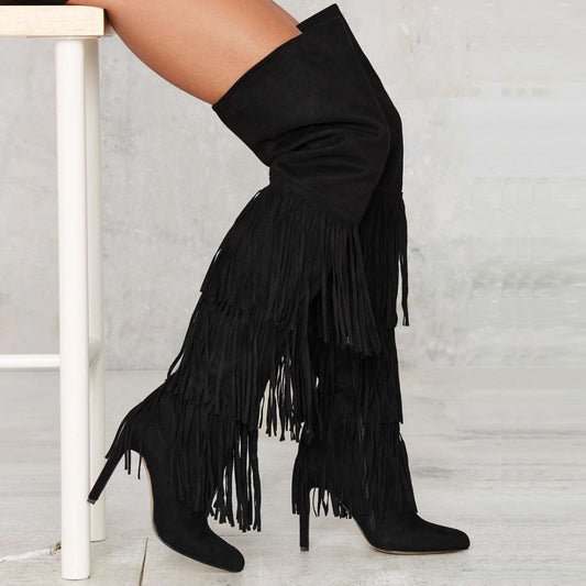 Fringed Boots