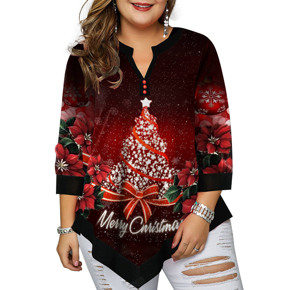 V-neck Christmas