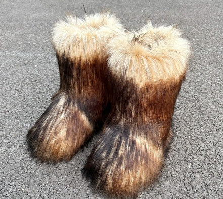 Plush Snow Boots