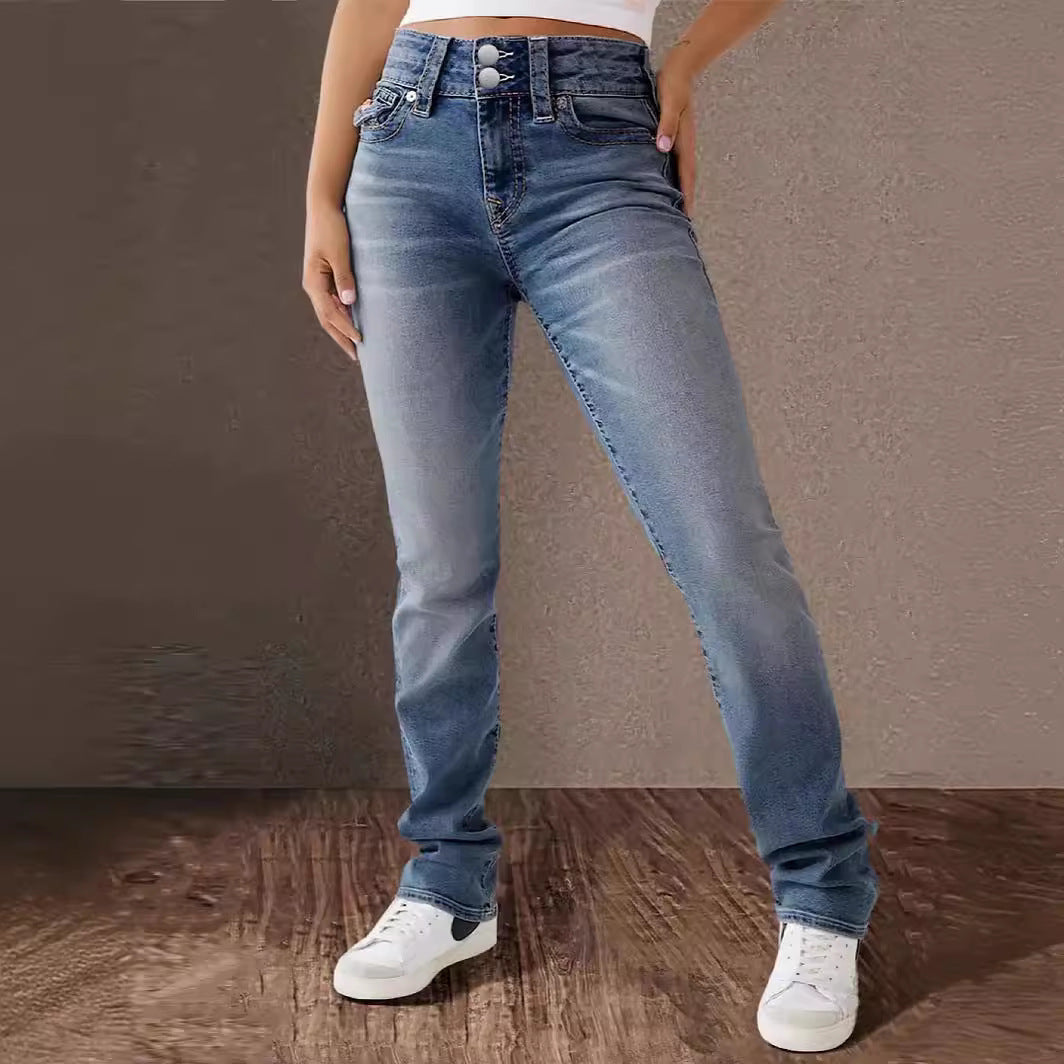 Stretch Washed Jeans
