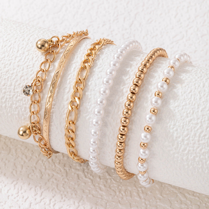 Bead Chain Five-layer Bracelet