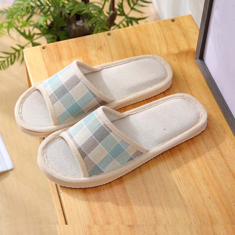 Linen Indoor Slippers