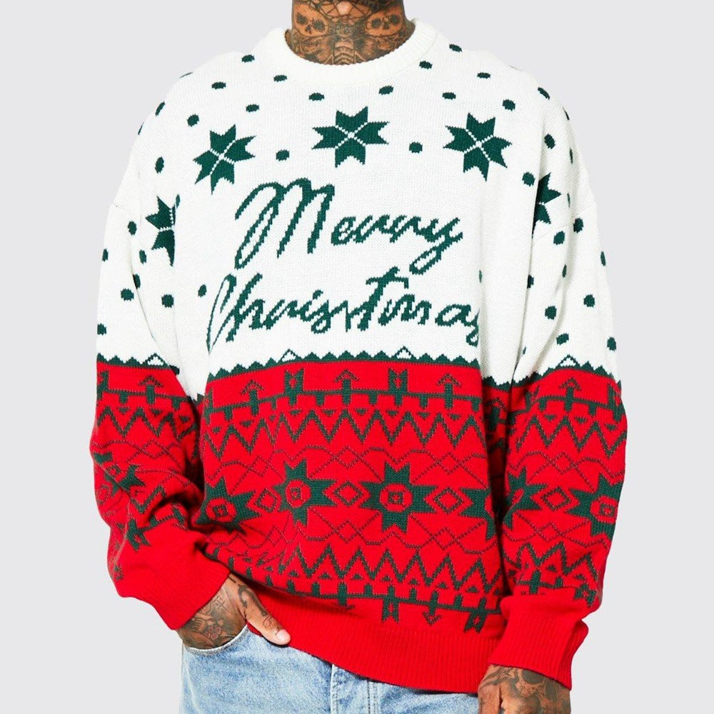 Christmas  Loose-fitting Sweater