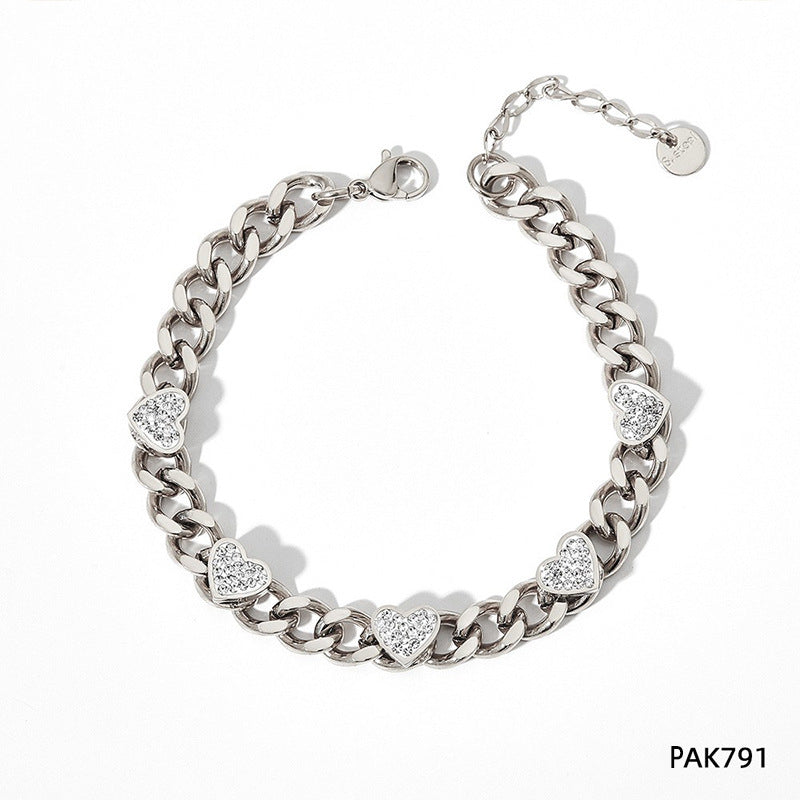 French  Heart-shaped Bracelet