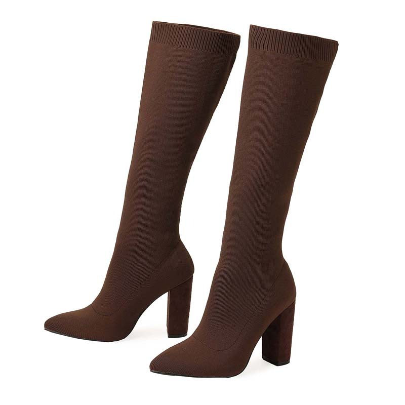 Thick High-heeled