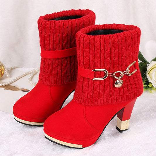 Frosted boots