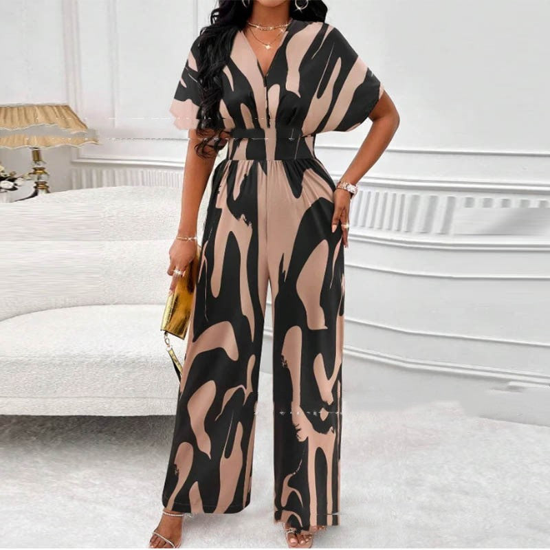 V-neck Jumpsuit