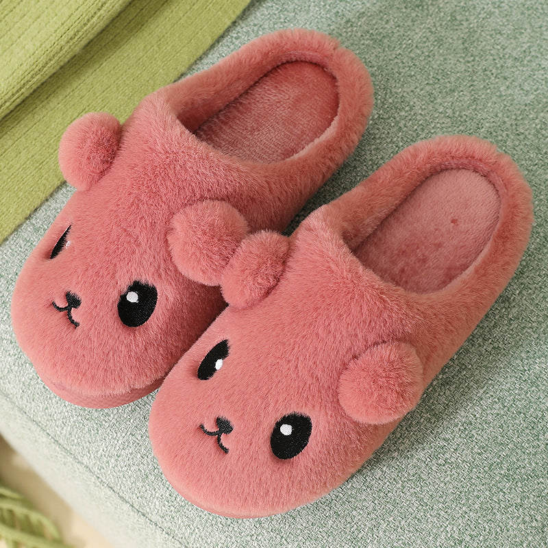 Furry Plush House Shoes