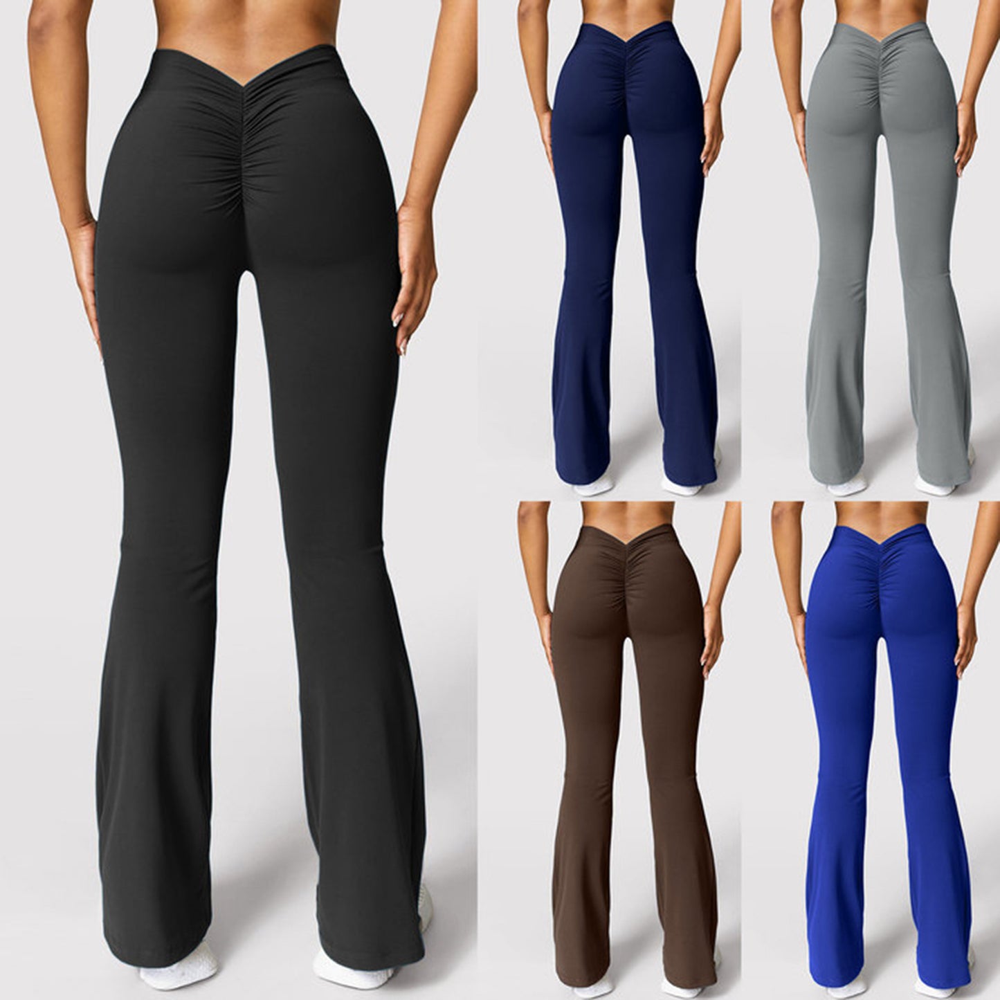 Nude Feel Seamless Slightly Flared Pants