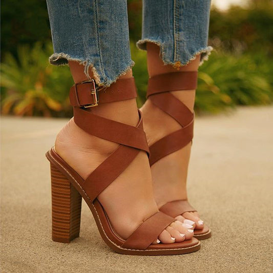 Chunky Heels Platform