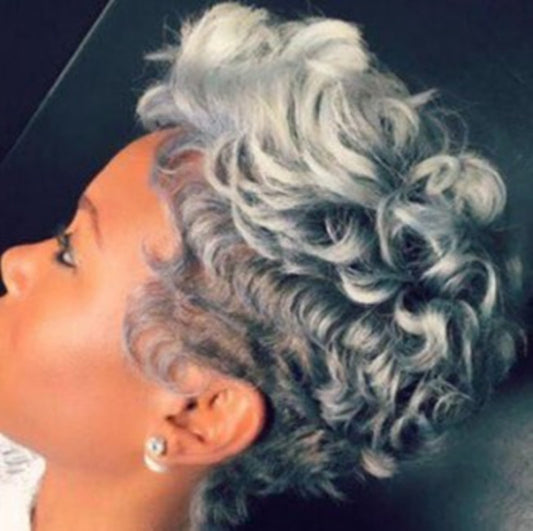 Luminous Grey Wig