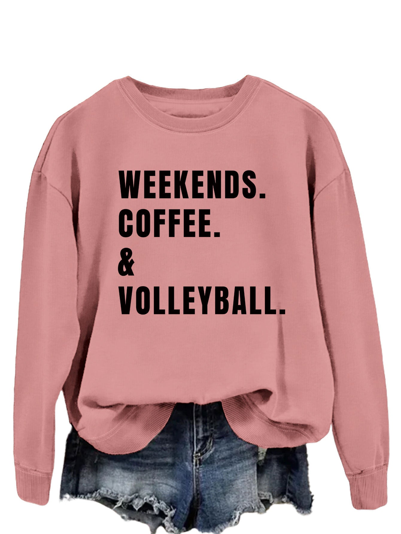 Long Sleeve Loose Sweatshirt
