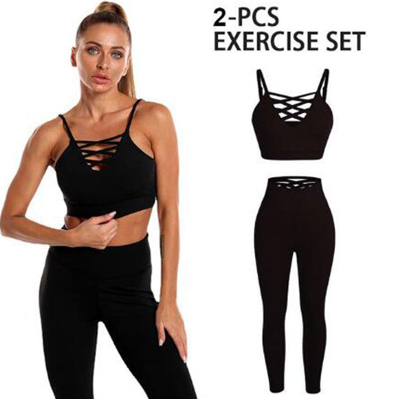 Adjustable Bra Exercise Suit