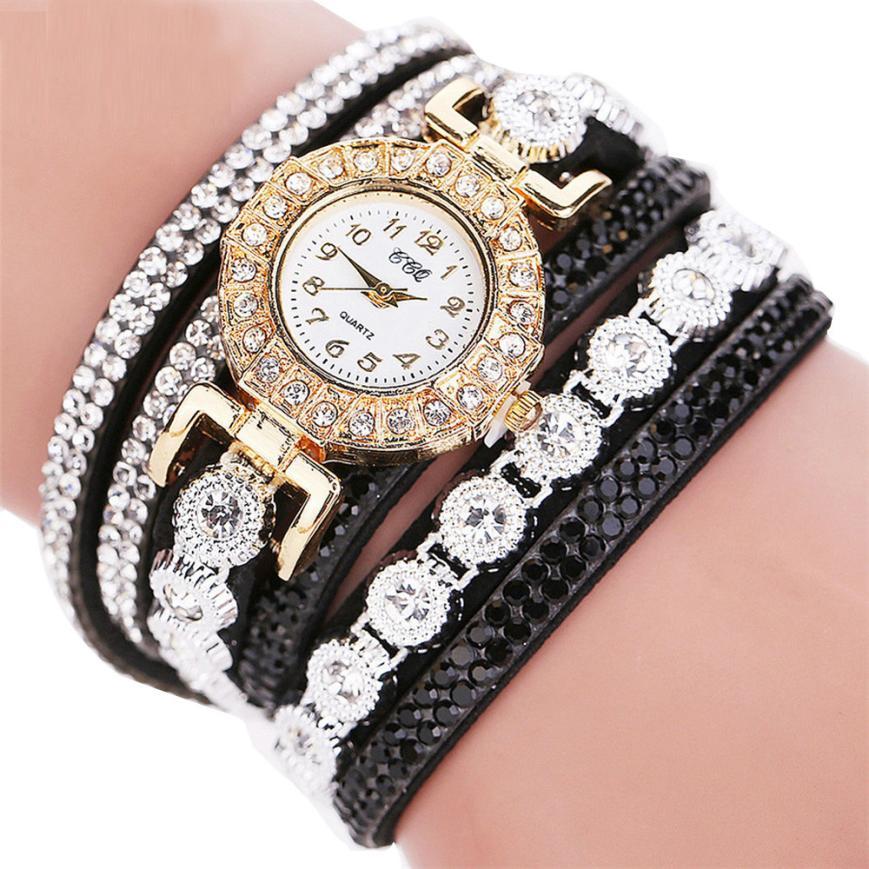 Rhinestone Watch Bracelet