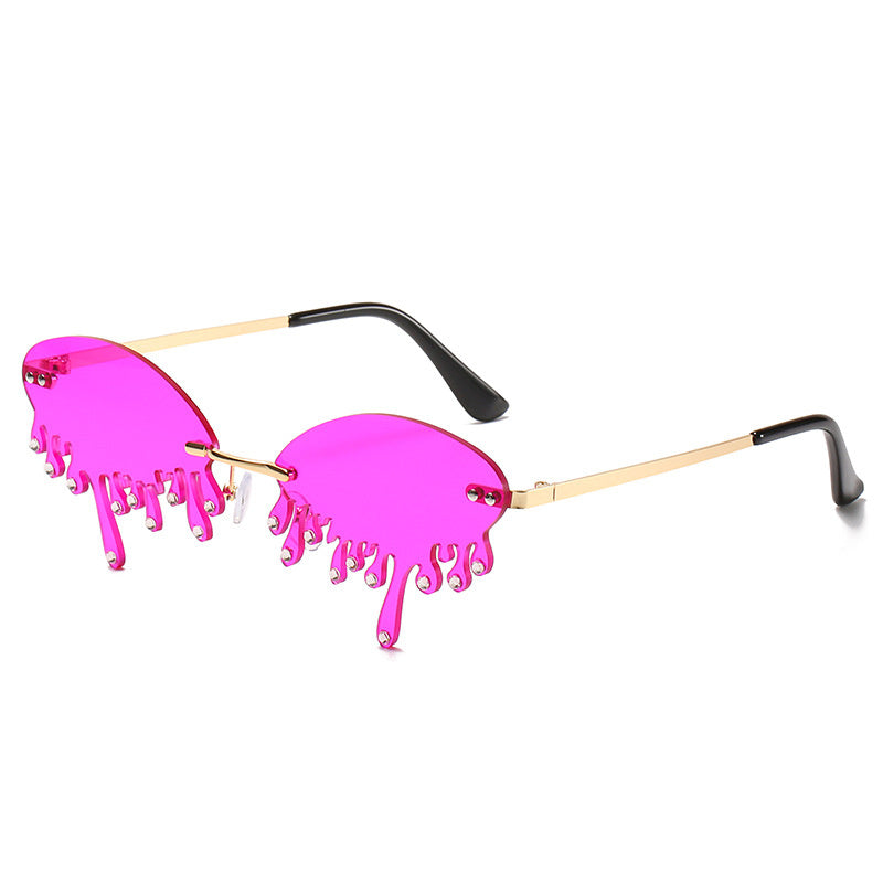 Sunglasses Personality Tear-shaped Visor