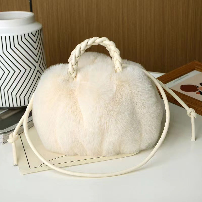 Plush Versatile Handbag