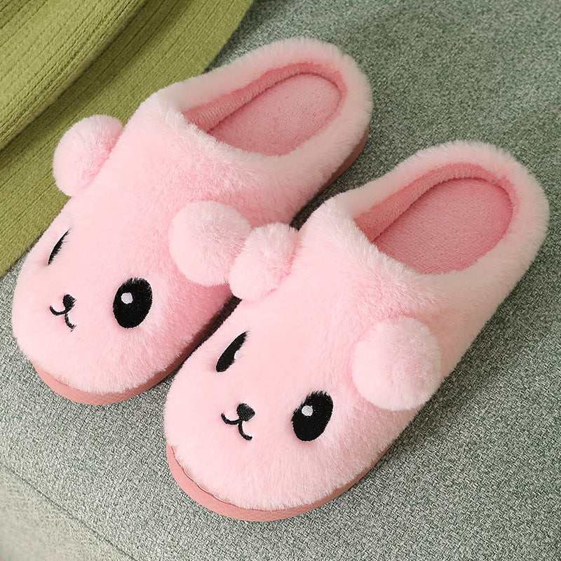 Furry Plush House Shoes