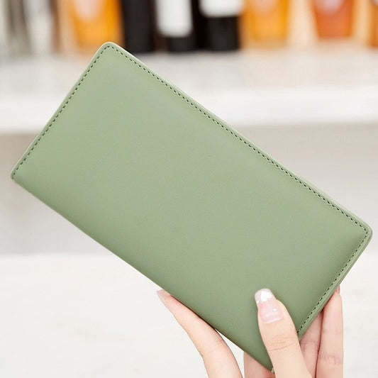 Zipper Buckle Long Wallet