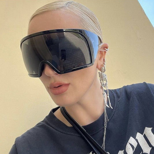Large Rim Mask Sunglasses