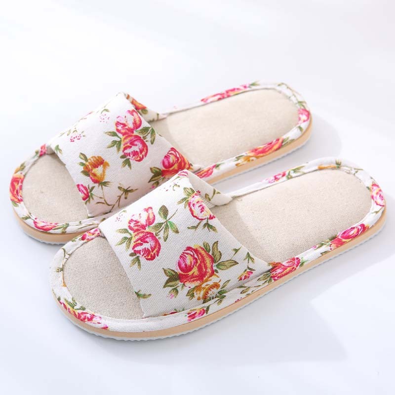 Linen Indoor Slippers