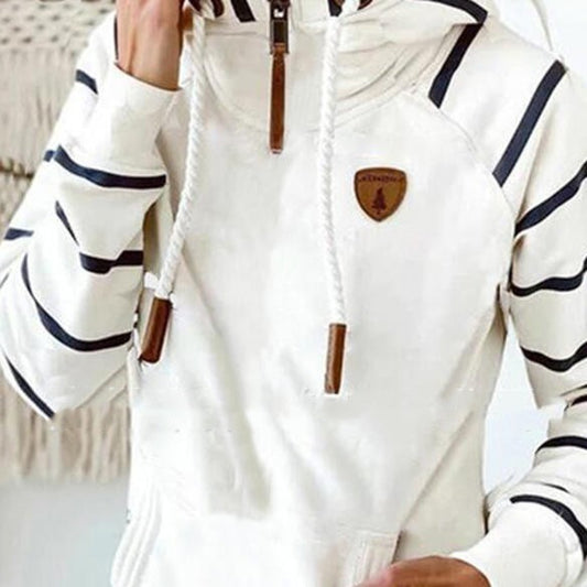 Color Striped Turtleneck