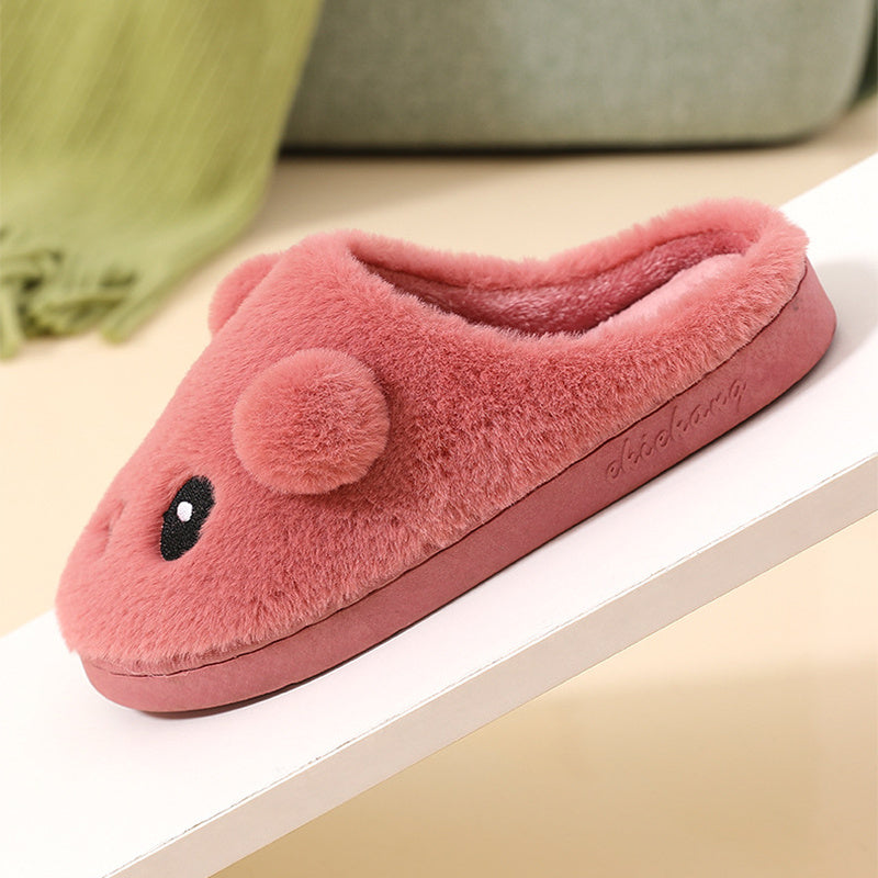 Furry Plush House Shoes
