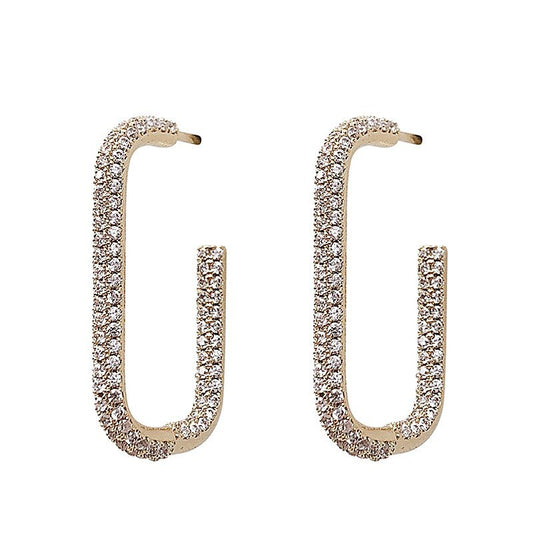 Oval Hoop Earrings