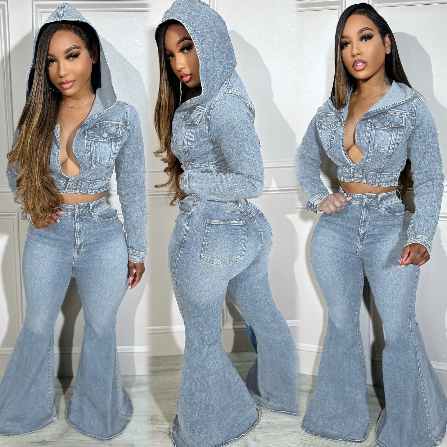 Alicia Denim Suit