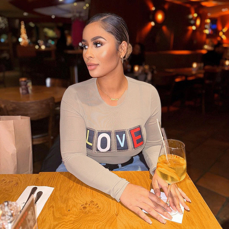 Valentine's Day LOVE Top Long Sleeve